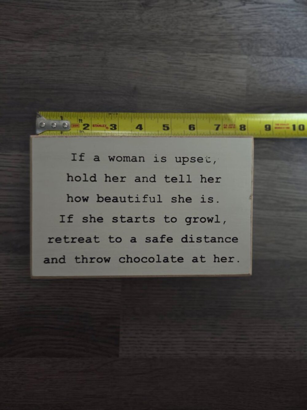 Humorous meme signage